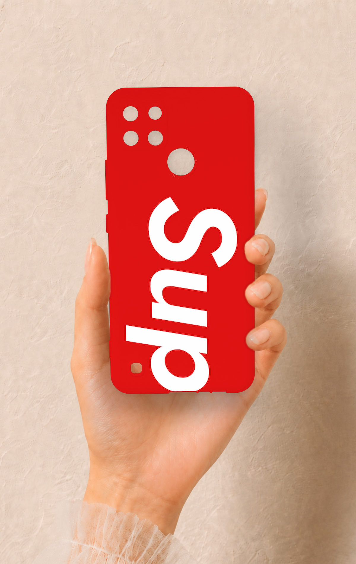 Realme C21Y Uyumlu Sup Desenli Silikon Kılıf