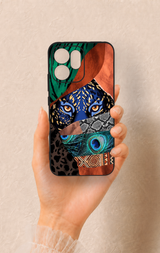 Oppo Reno 14F Uyumlu Amazon Kaplan Desenli Silikon Kılıf