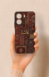 Redmi 13C Uyumlu Vintage Halı Desenli Silikon Kılıf