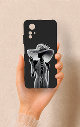 Redmi Note 12S Uyumlu Lady Desenli Silikon Kılıf