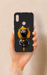 Huawei Y6 2019 Uyumlu Mısırlı Kedi Tanrısı Desenli Silikon Kılıf