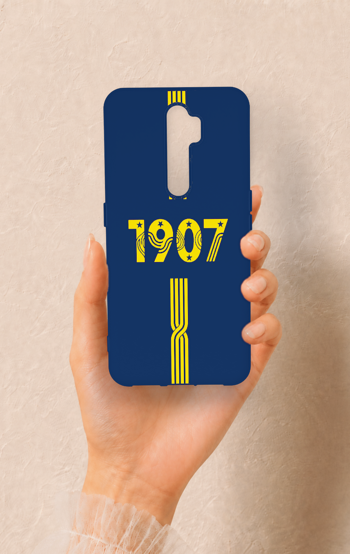 Oppo A5 2020 Uyumlu 1907 Kemer Desenli Silikon Kılıf