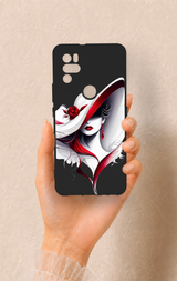 Omix X300 Uyumlu Matmazel Desenli Silikon Kılıf