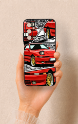 Samsung A05s Uyumlu Kırmızı Supra Desenli Silikon Kılıf