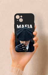 iPhone 14 Plus/15 Plus Uyumlu MAFIA Desenli Silikon Kılıf