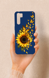 Oppo A91 Uyumlu Ayçiçeği Desenli Silikon Kılıf