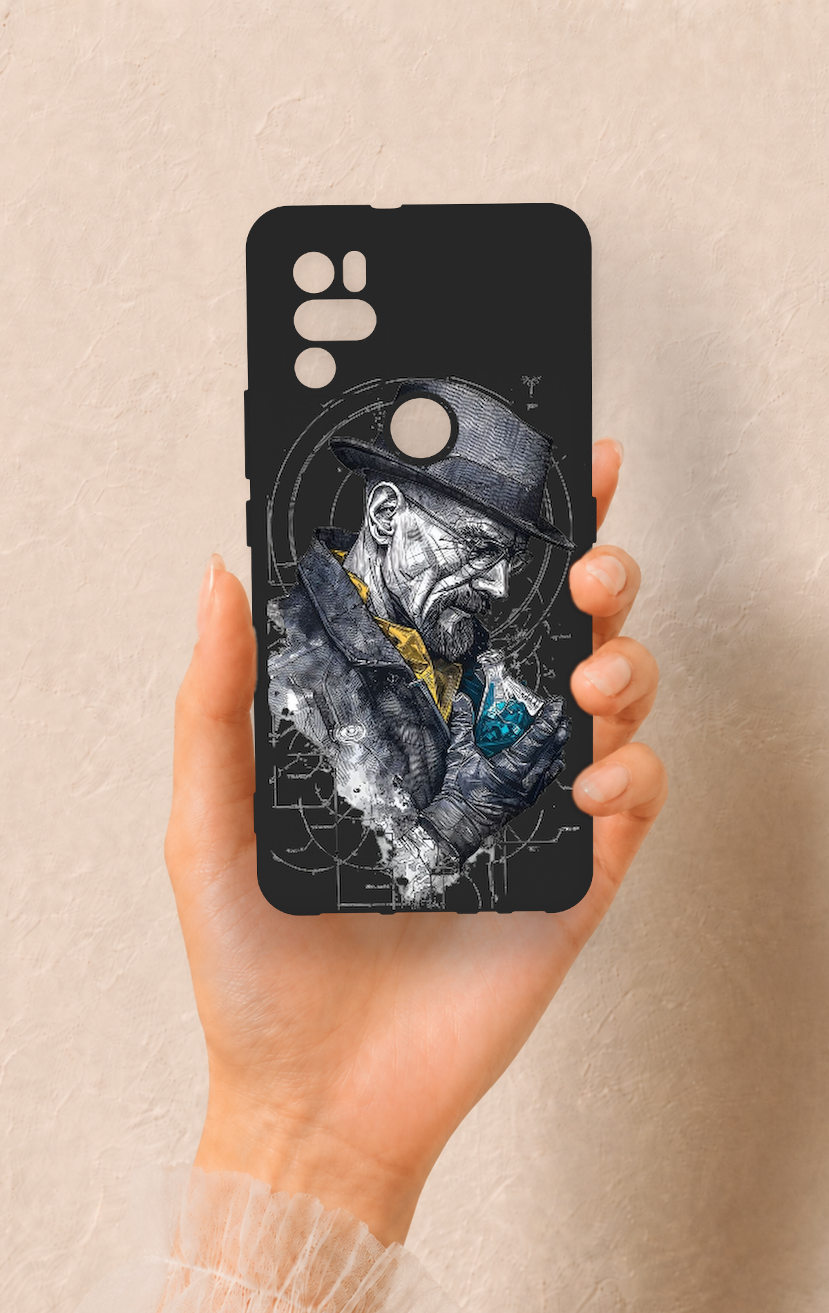 Omix X300 Uyumlu Walter White Desenli Silikon Kılıf