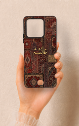 Reeder S71 Uyumlu Vintage Halı Desenli Silikon Kılıf