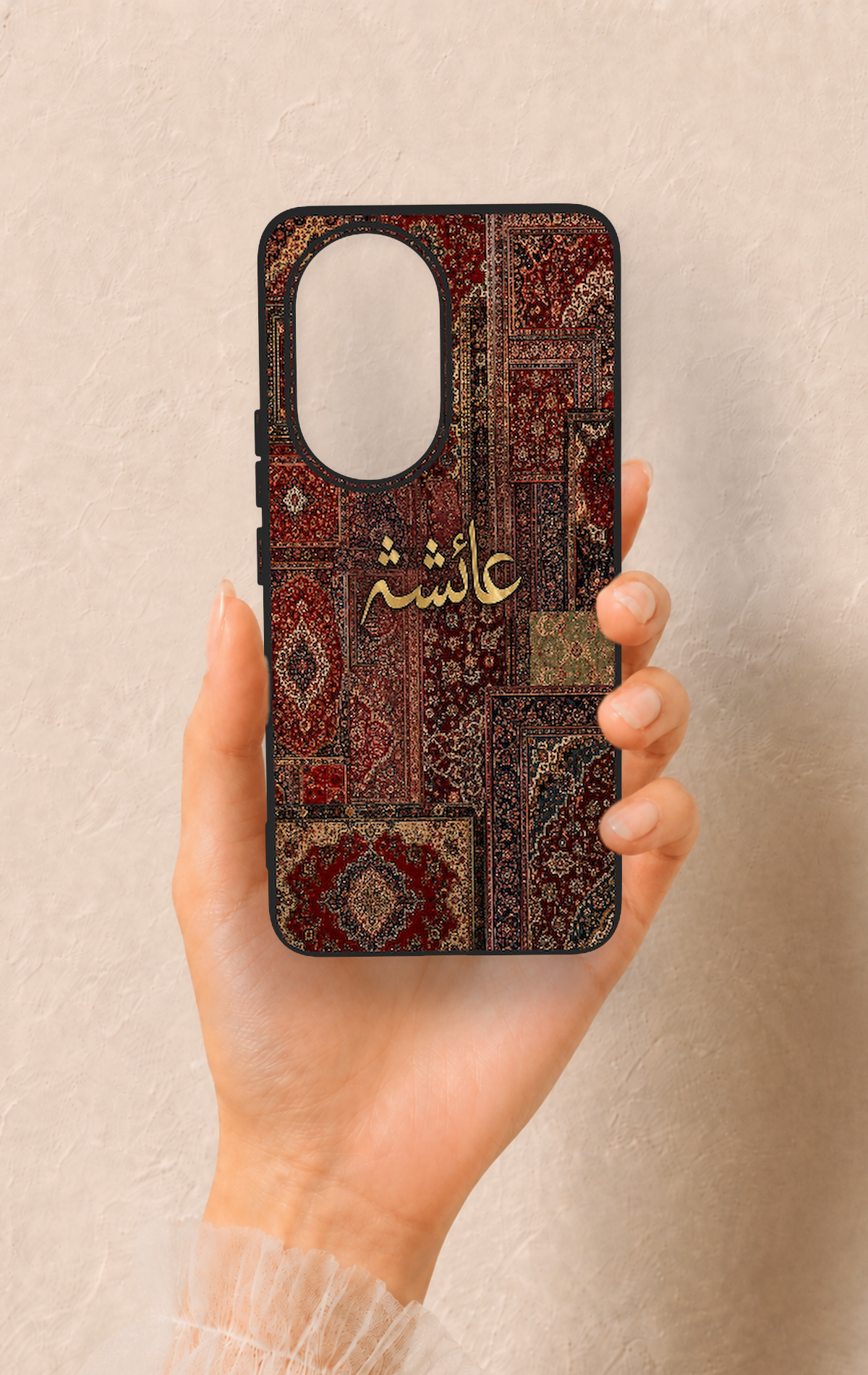 Honor 200 5G Uyumlu Vintage Halı Desenli Silikon Kılıf