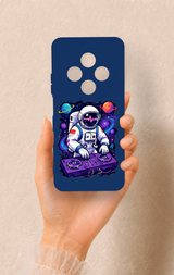 Redmi 14C Uyumlu Astronot DJ Desenli Silikon Kılıf
