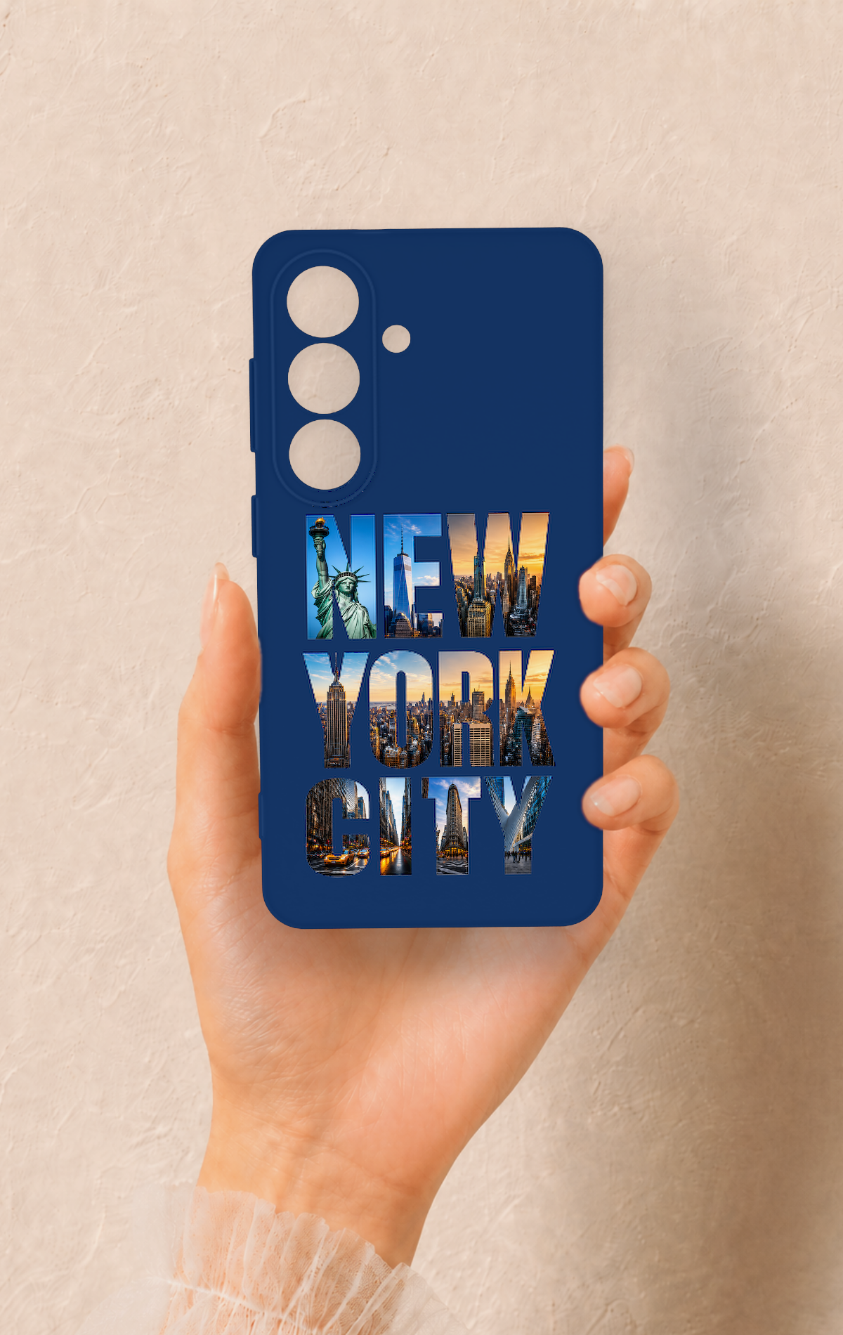 Samsung S26 Uyumlu New York City Desenli Silikon Kılıf