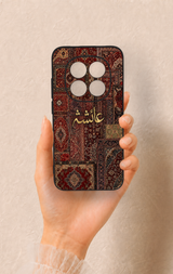 Redmi Note 15 Pro 5G Uyumlu Vintage Halı Desenli Silikon Kılıf