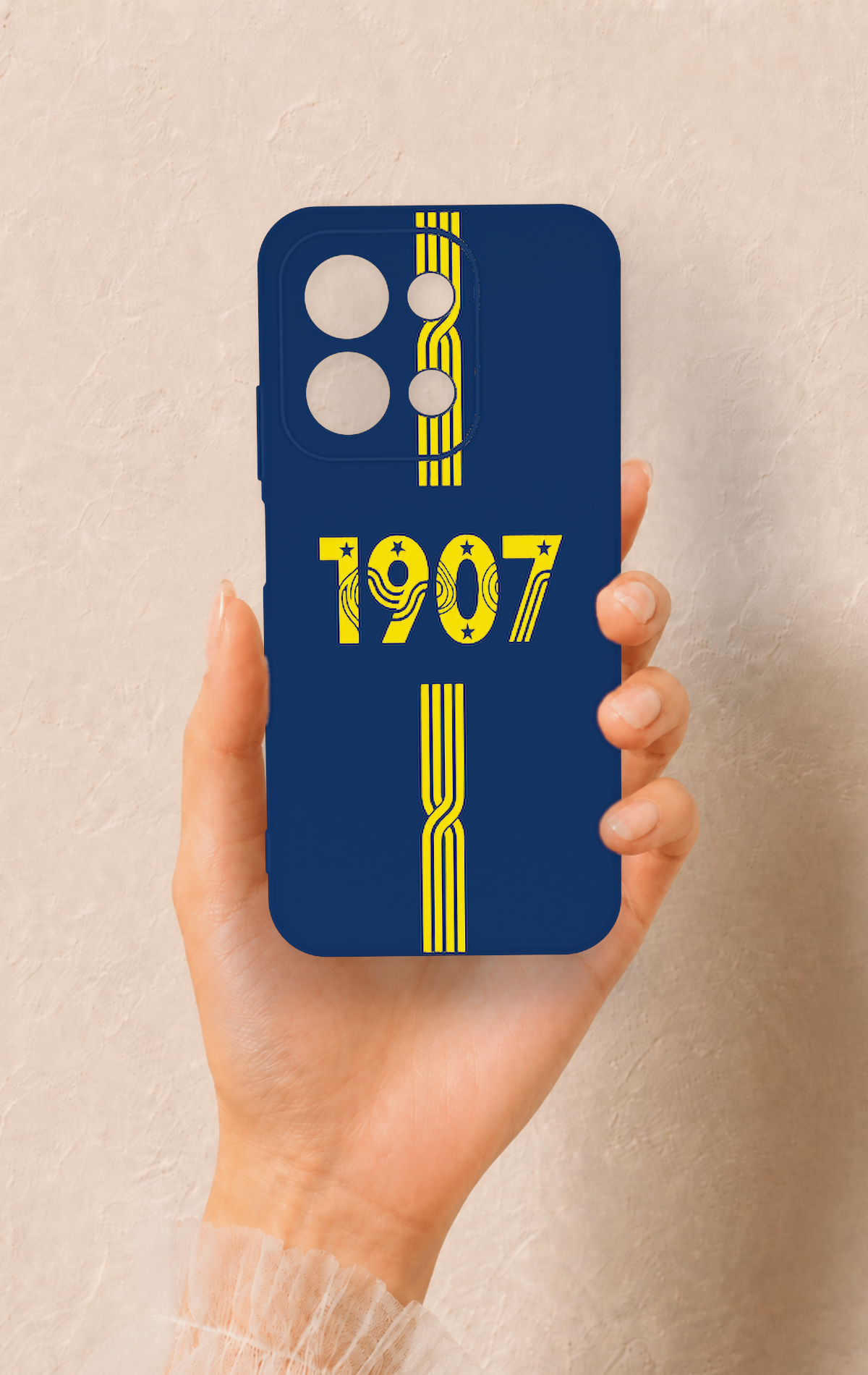 Redmi 15C 4G Uyumlu 1907 Kemer Desenli Silikon Kılıf