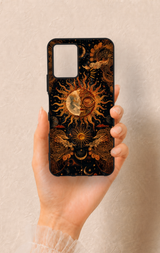 Vivo Y33S Uyumlu Mistik Güneş Desenli Silikon Kılıf