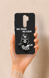 Redmi Note 8 Pro Uyumlu No Pain No Gain Desenli Silikon Kılıf