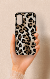 Oppo A6T Uyumlu Leopar Derisi Desenli Silikon Kılıf