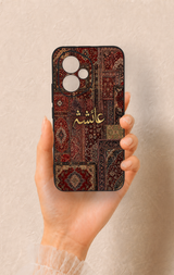 Honor 400 Uyumlu Vintage Halı Desenli Silikon Kılıf