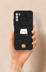 Reeder S19 Max Pro S Uyumlu Many Cats Desenli Silikon Kılıf