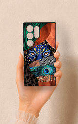 Samsung S24 Ultra Uyumlu Amazon Kaplan Desenli Silikon Kılıf