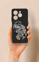 İnfinix Hot 40 Pro Uyumlu Self Made Desenli Silikon Kılıf