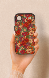 iPhone 17 Air Uyumlu Pastel Çiçek Bahçesi Desenli Silikon Kılıf