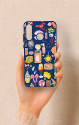 Huawei P30 Lite Uyumlu Summer Desenli Silikon Kılıf