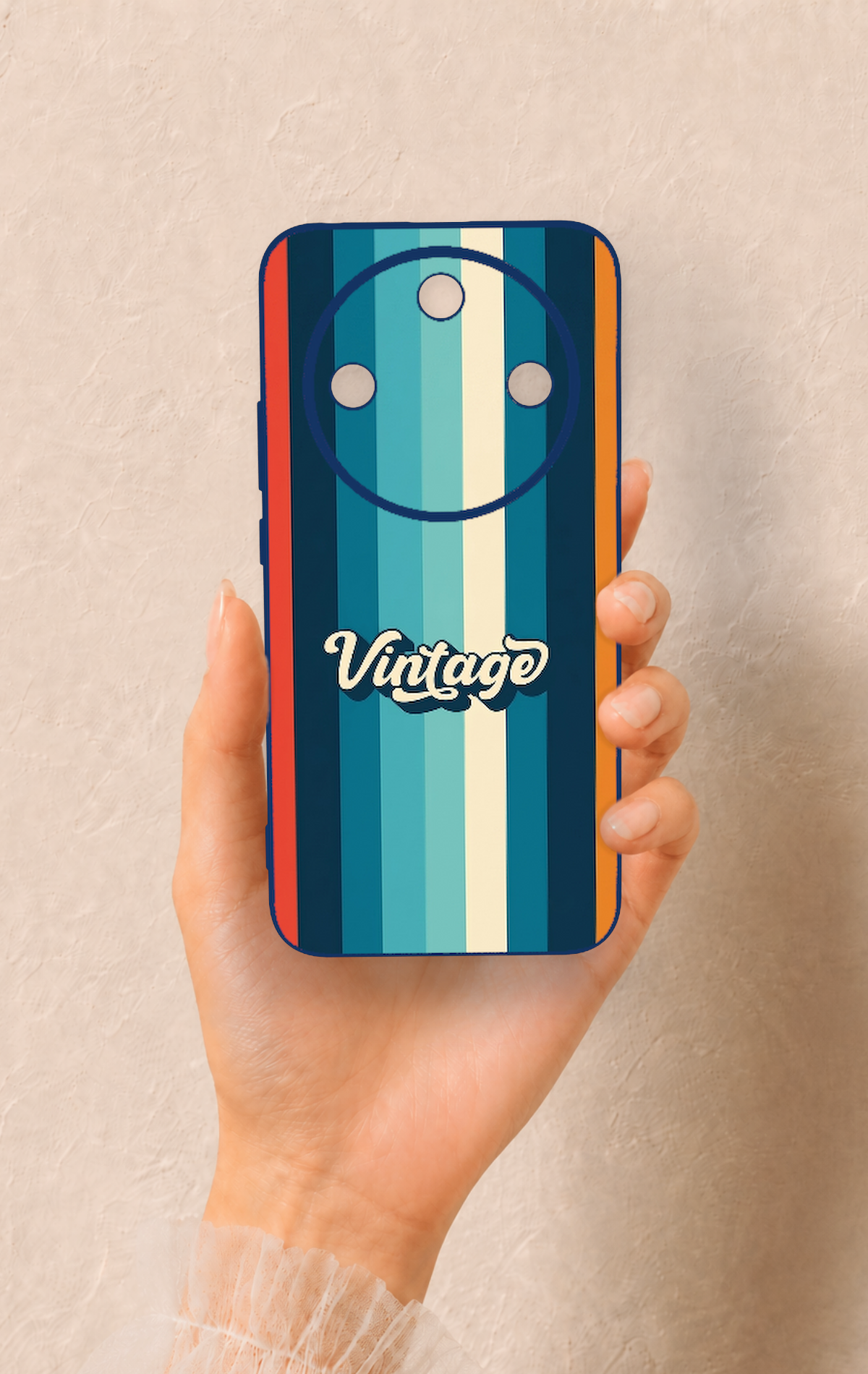 Honor Magic 8 Lite Uyumlu Vintage Desenli Silikon Kılıf