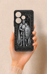 Redmi 13 4G Uyumlu Şövalye Desenli Silikon Kılıf