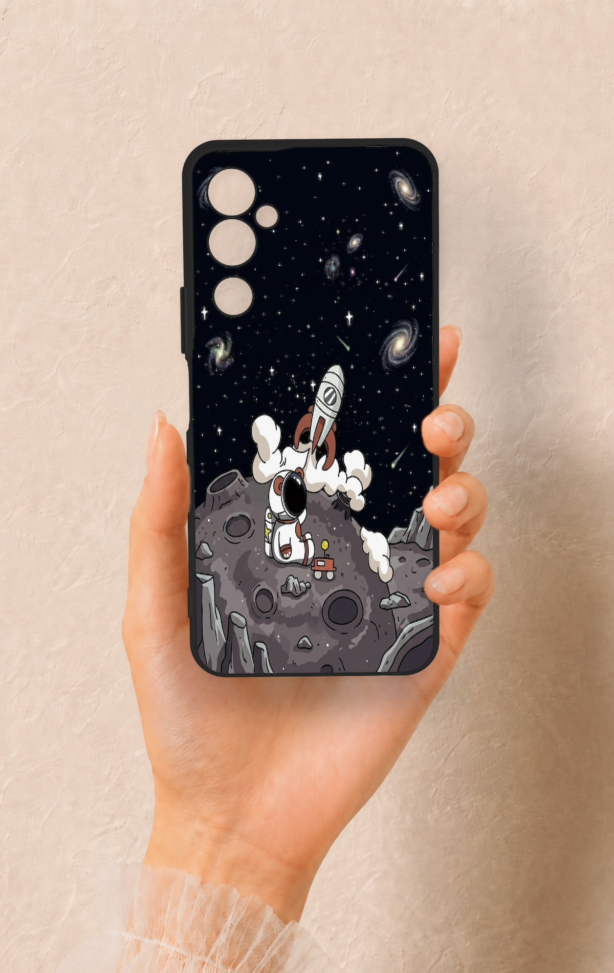 Tecno Pova Neo 2 Uyumlu Uzay Astronot Desenli Silikon Kılıf
