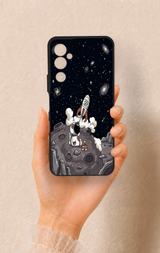 Tecno Pova Neo 2 Uyumlu Uzay Astronot Desenli Silikon Kılıf