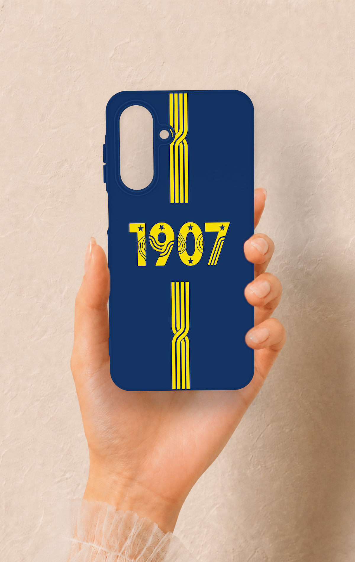 Samsung A26 Uyumlu 1907 Kemer Desenli Silikon Kılıf