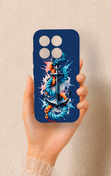 Xiaomi Mi 17 5G Uyumlu Anchor Desenli Silikon Kılıf