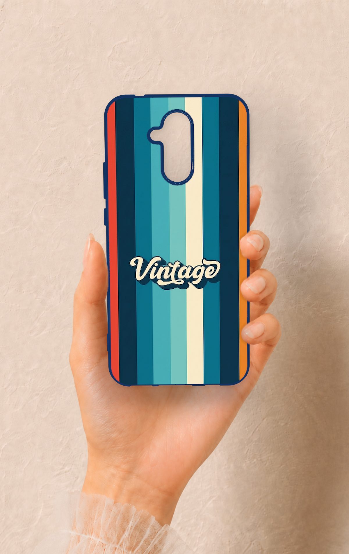 Huawei Mate 20 Lite Uyumlu Vintage Desenli Silikon Kılıf