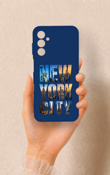 Samsung M14 Uyumlu New York City Desenli Silikon Kılıf