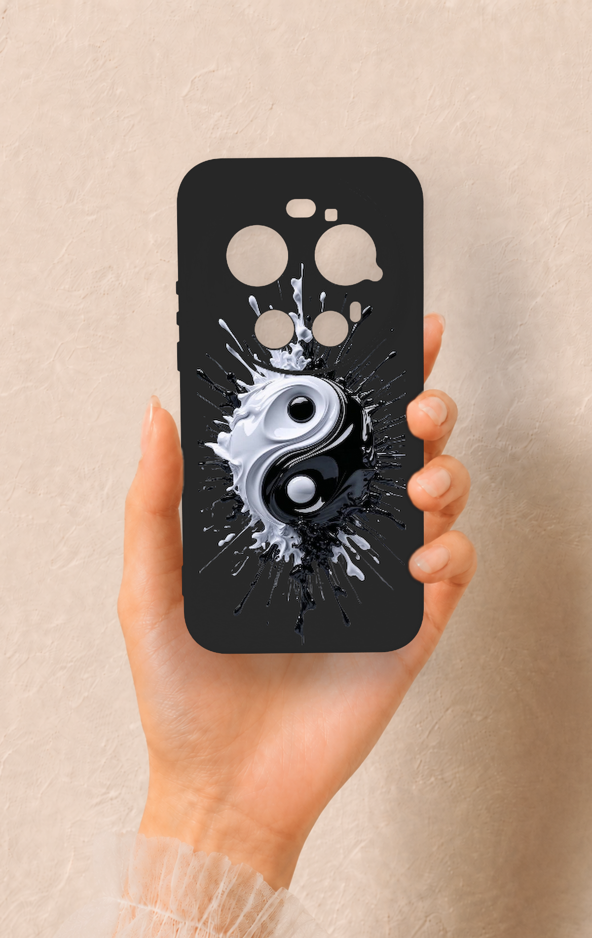 Xiaomi Mi 17 Ultra Uyumlu İyi ve Kötü Desenli Silikon Kılıf