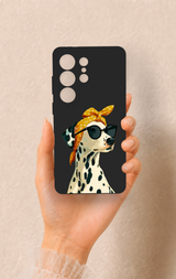 Samsung S26 Ultra Uyumlu Cool Dalmaçyalı Desenli Silikon Kılıf