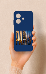 Oppo A3 Uyumlu Paris Desenli Silikon Kılıf