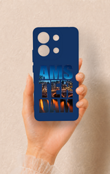 Redmi Note 13 4G Uyumlu Amsterdam Desenli Silikon Kılıf