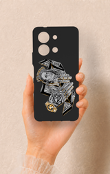 Vivo Y36 Uyumlu Self Made Desenli Silikon Kılıf