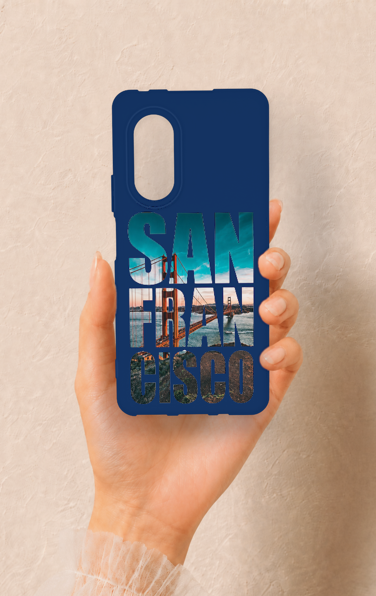 Huawei Nova 9Se Uyumlu San Francisco Desenli Silikon Kılıf