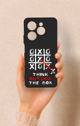 İnfinix Hot 40 Pro Uyumlu Out Side The Box Desenli Silikon Kılıf