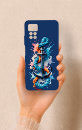 Redmi Note 11 Pro 4G Uyumlu Anchor Desenli Silikon Kılıf