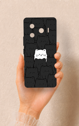 Tecno Camon 30 Pro 5G Uyumlu Many Cats Desenli Silikon Kılıf