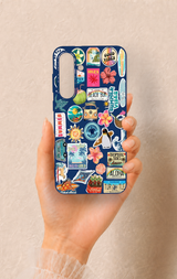 Samsung S25Fe Uyumlu Summer Vibes Desenli Silikon Kılıf