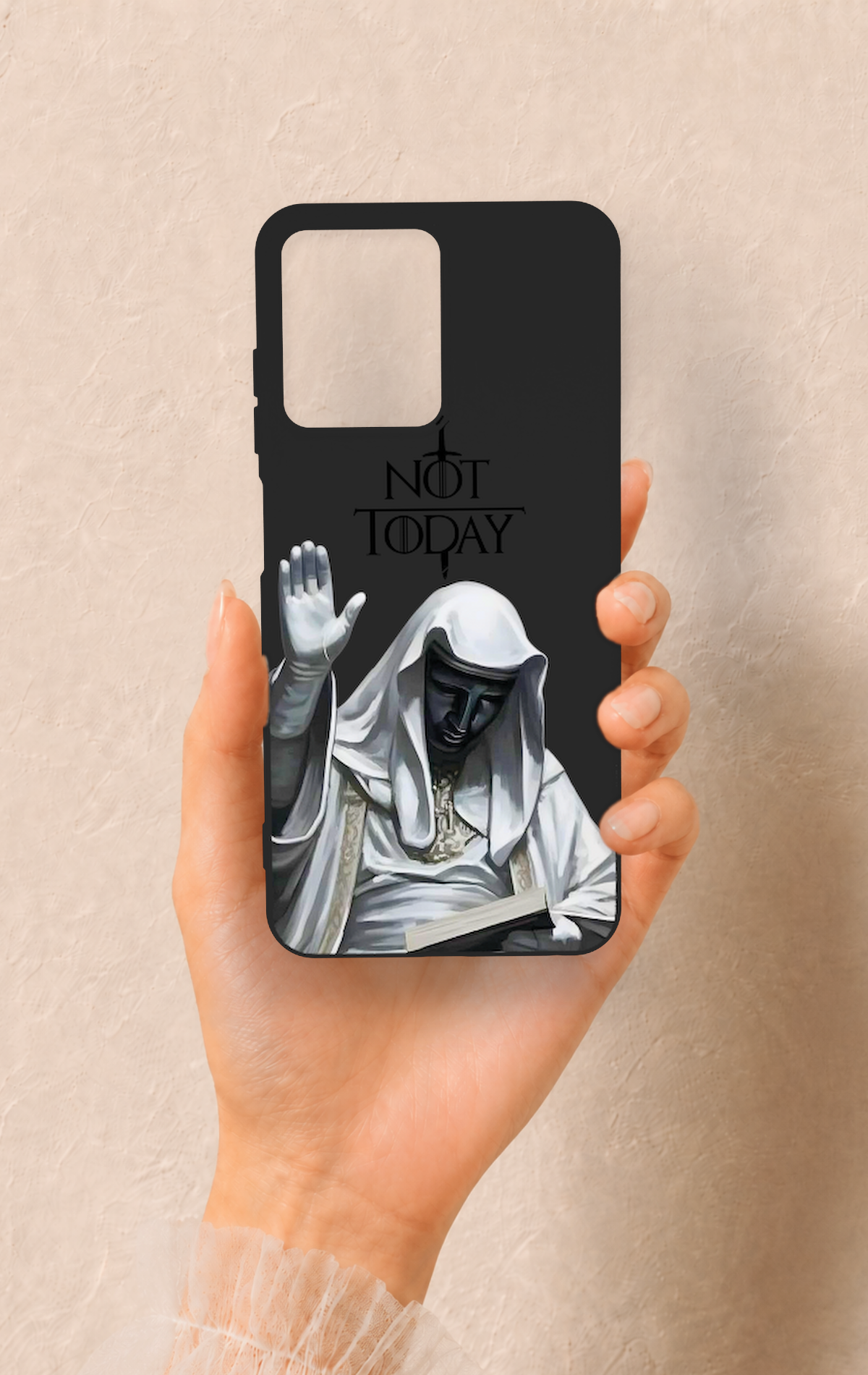 Casper Via M40 Uyumlu Not Today Desenli Silikon Kılıf