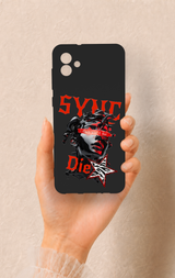 Samsung A04 Uyumlu Sync Die Desenli Silikon Kılıf