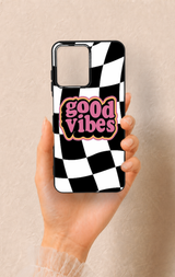 Casper Via M40 Uyumlu Black Good Vibes Desenli Silikon Kılıf