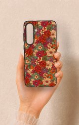 Samsung S25Fe Uyumlu Pastel Çiçek Bahçesi Desenli Silikon Kılıf