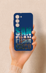 Samsung S23 Uyumlu San Francisco Desenli Silikon Kılıf