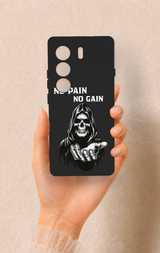 Tecno Camon 40 4G Uyumlu No Pain No Gain Desenli Silikon Kılıf